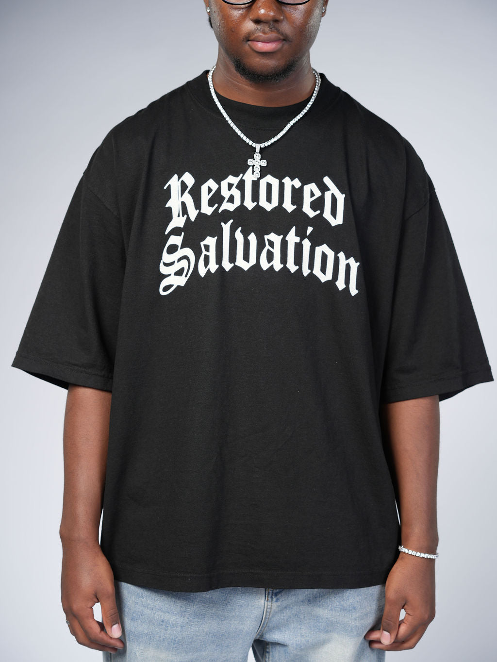 Restored Salvation Drop-Shoulder Oversized Tee