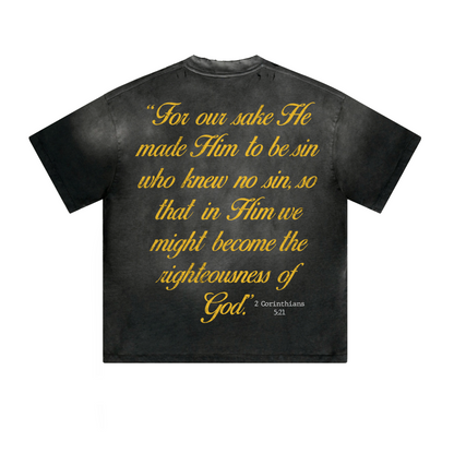 Exchange Distressed Boxy T-Shirt