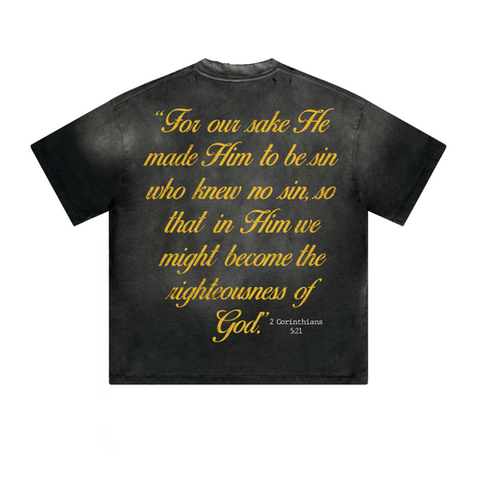 Exchange Distressed Boxy T-Shirt
