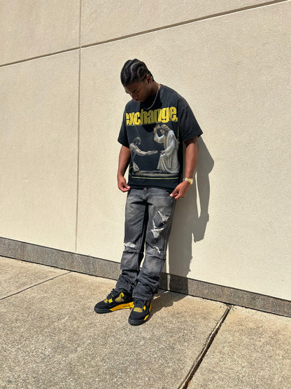 Exchange Distressed Boxy T-Shirt