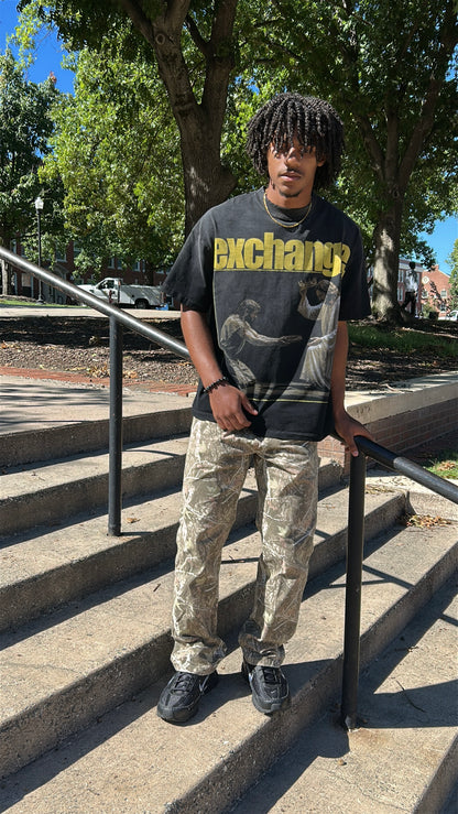 Exchange Distressed Boxy T-Shirt