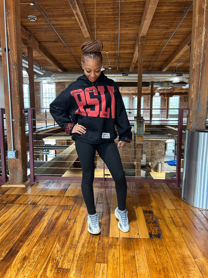 RSLV RED CRIMSON RHINESTONE HOODIE