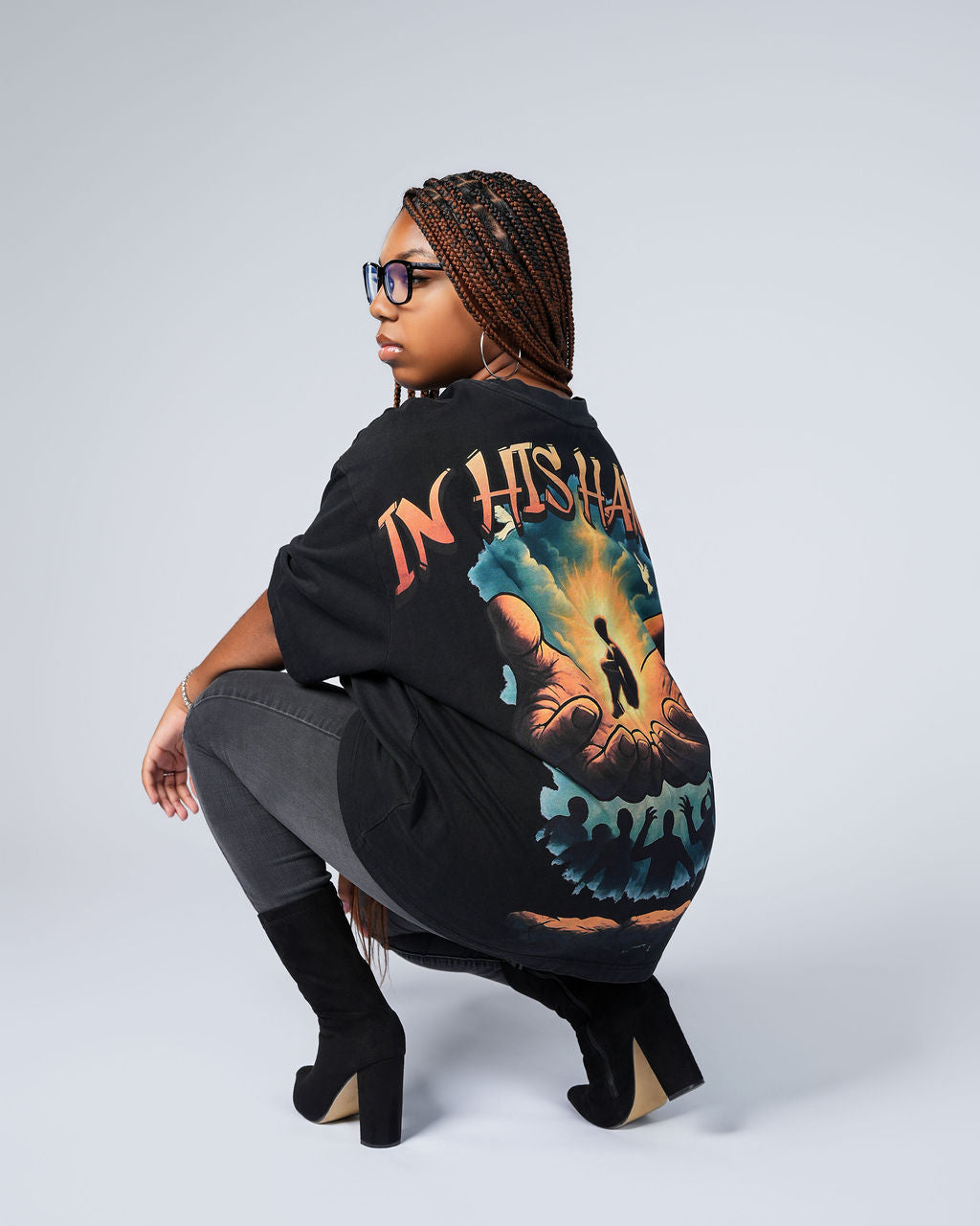In His Hands Boxy Tee